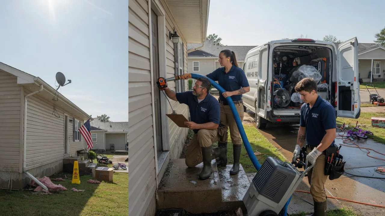 Ceiling Water Damage Restoration in Foss, OK near me